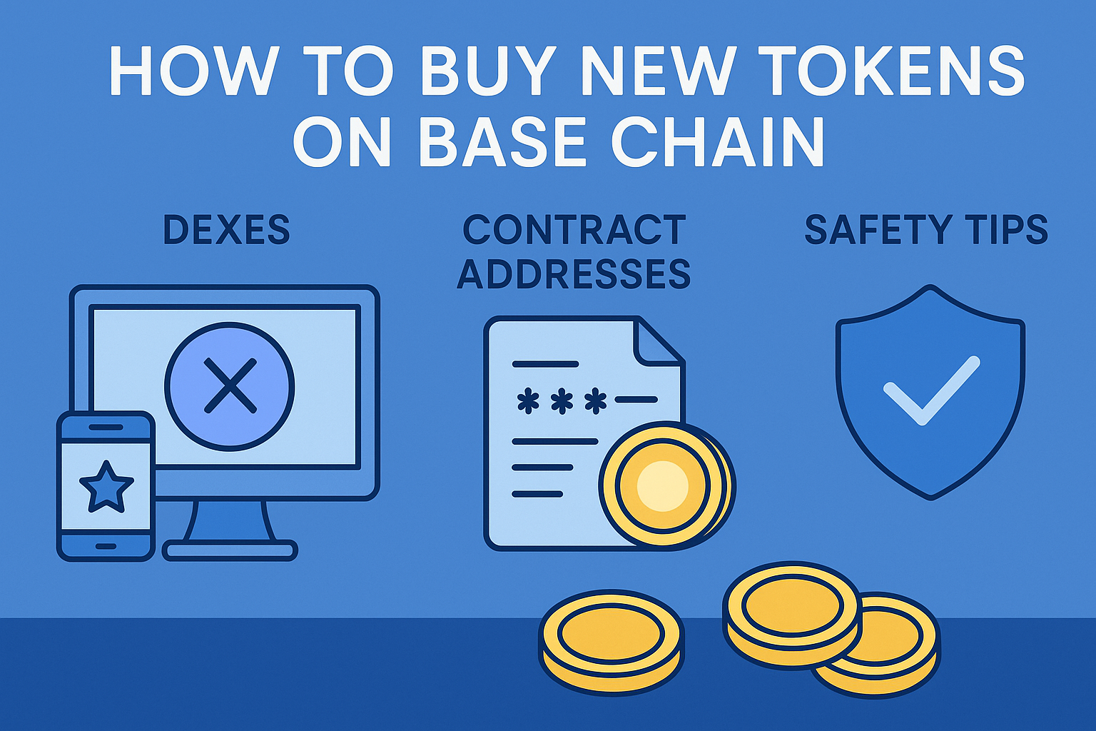 How to Buy New Tokens on Base Chain: DEXes, Contract Addresses, and Safety Tips