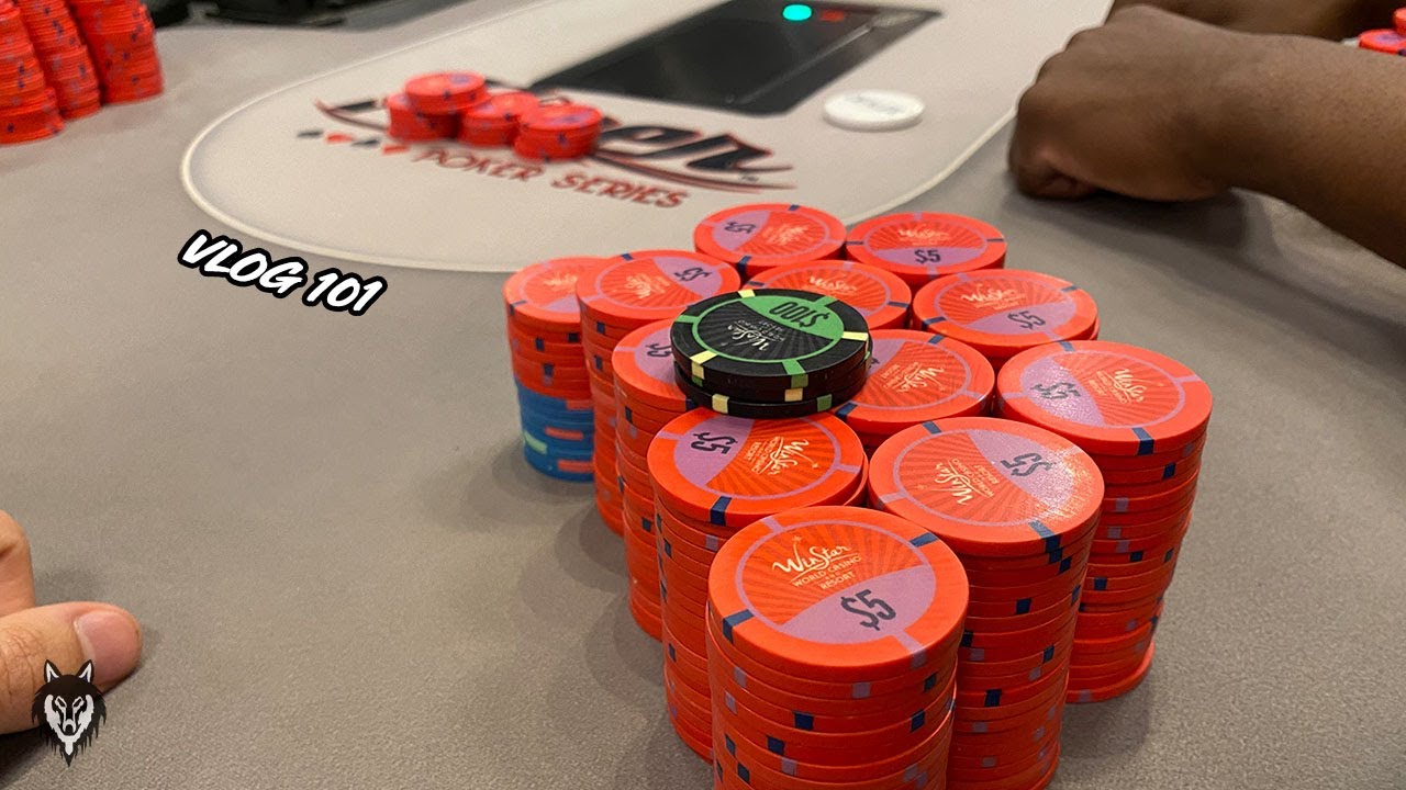 tap to pay sign at poker room