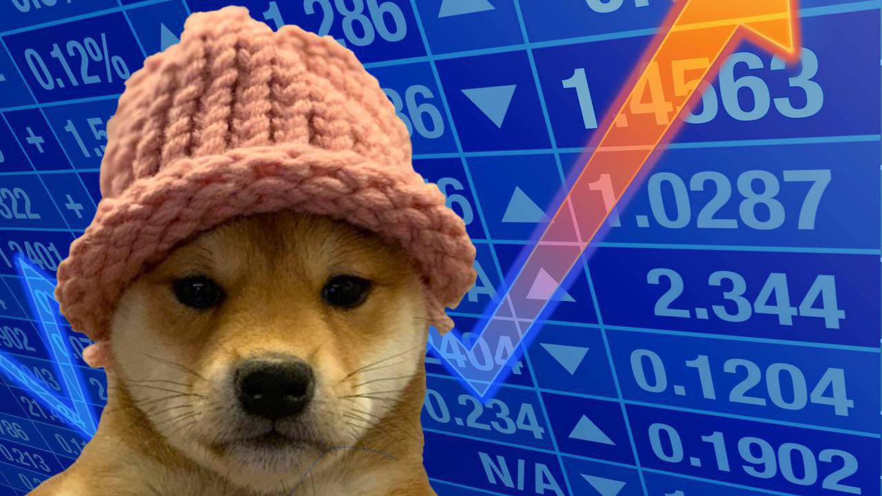 Toshi TOSHI meme coin blue Shiba Inu mascot
