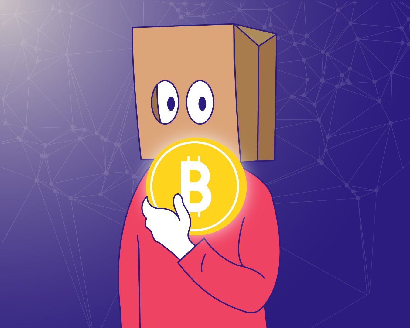 crypto payment privacy illustration