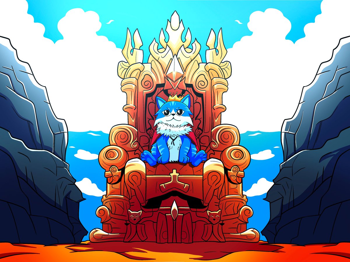 Toshi Base cat memecoin logo