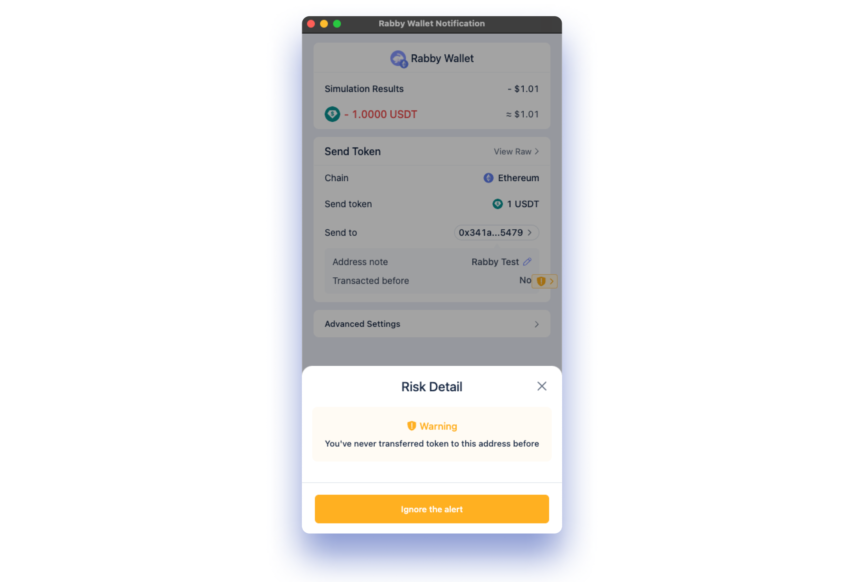Rabby Wallet Base chain