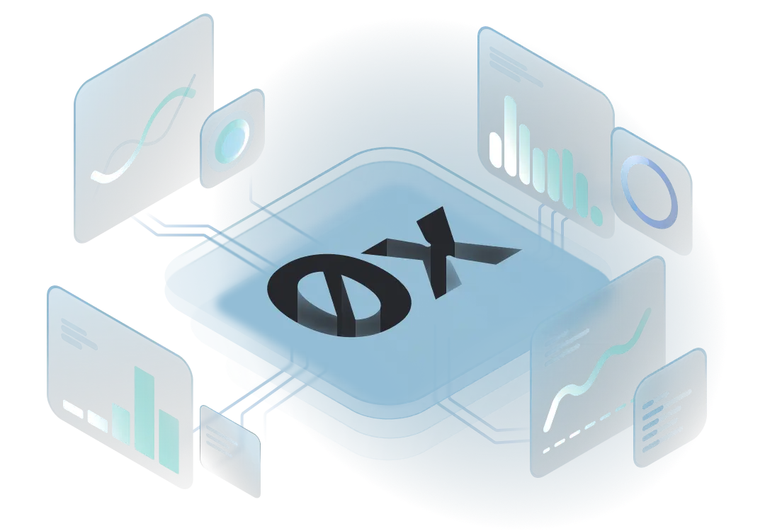 0x and 1inch DEX aggregator logos