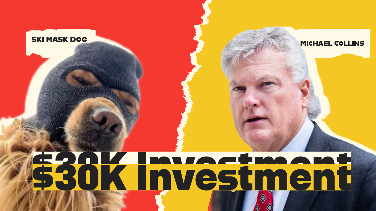 Ski Mask Dog $SKI Base memecoin logo