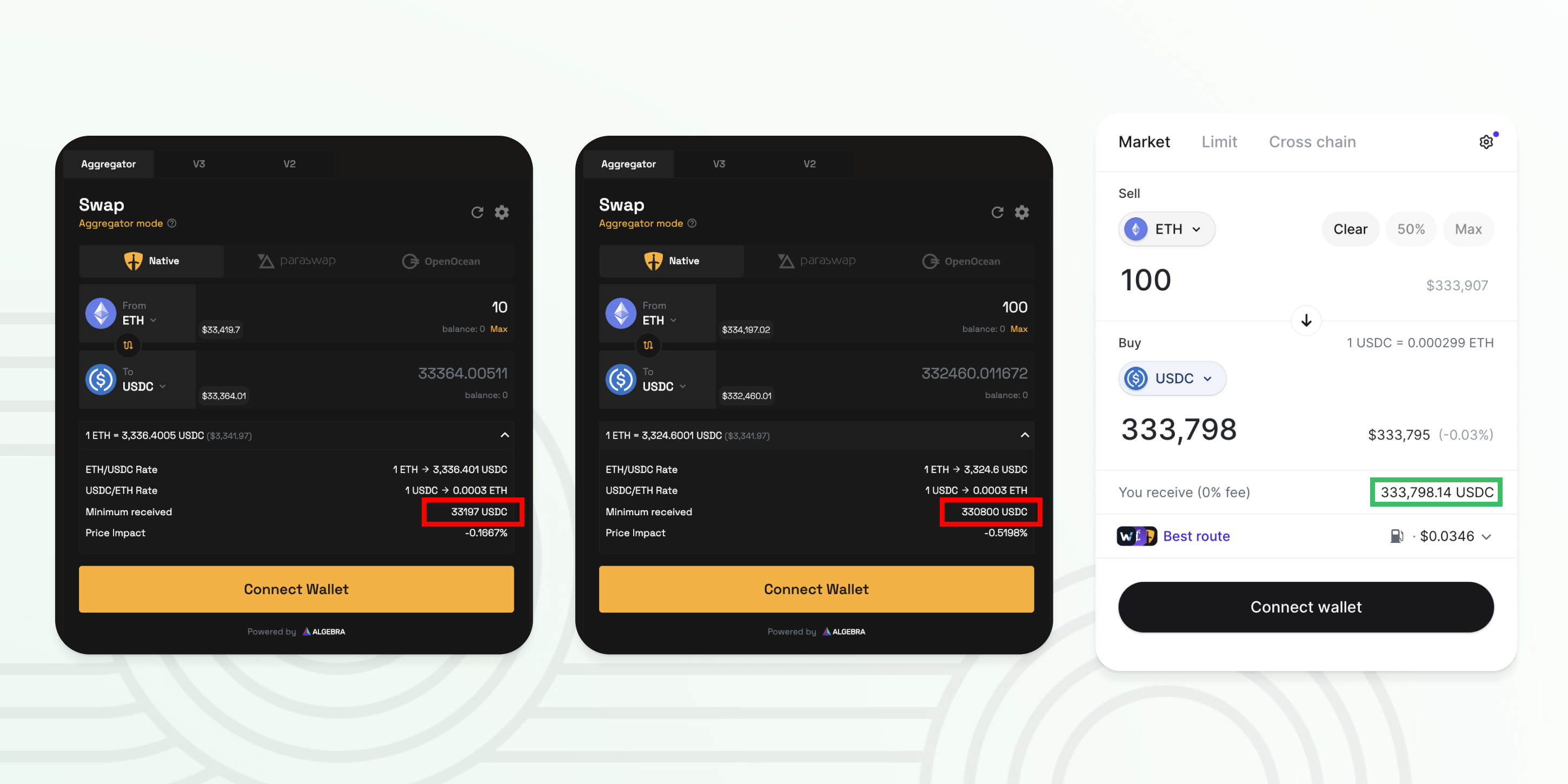BaseSwap DEX interface