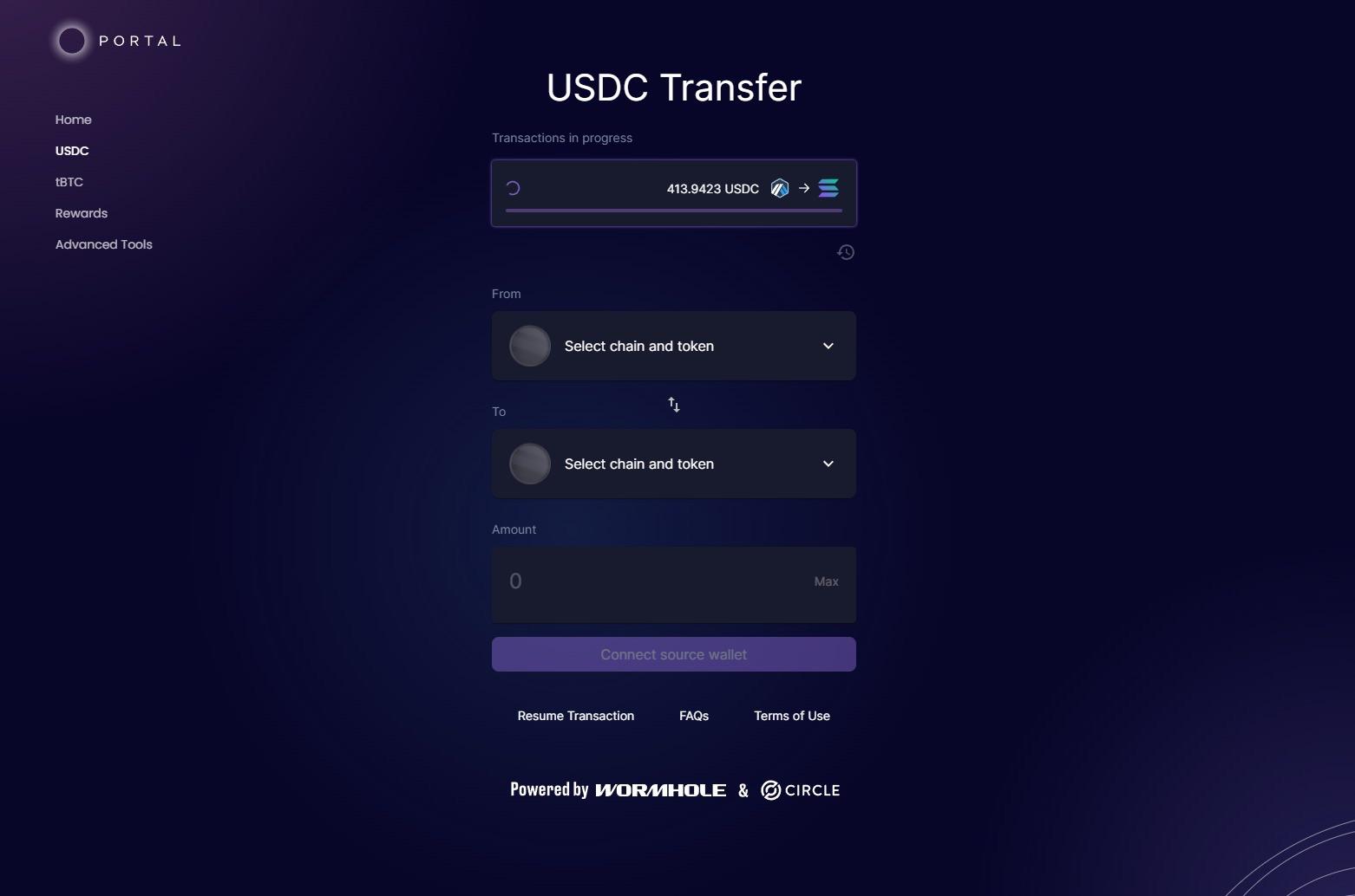 Connecting MetaMask and Phantom wallets on Wormhole Portal Bridge for bridging Base and Solana tokens