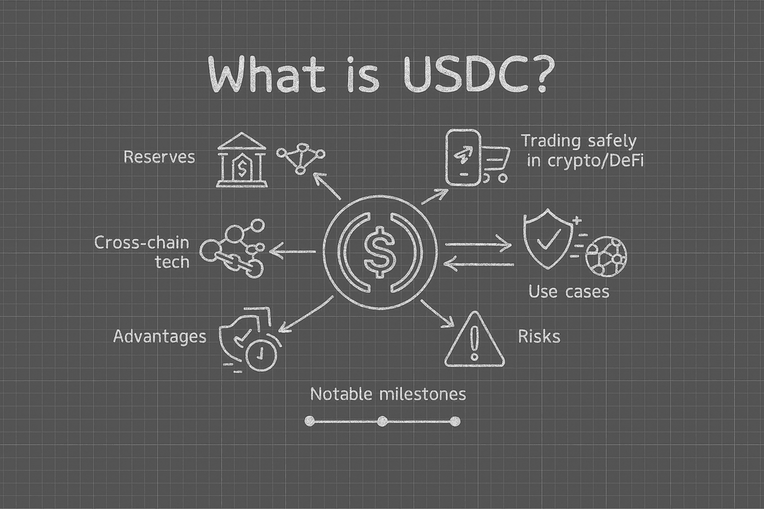 Illustration showing USDC tokens flowing into Base chain lending protocols, representing decentralized finance opportunities and high-yield earning potential in 2025.