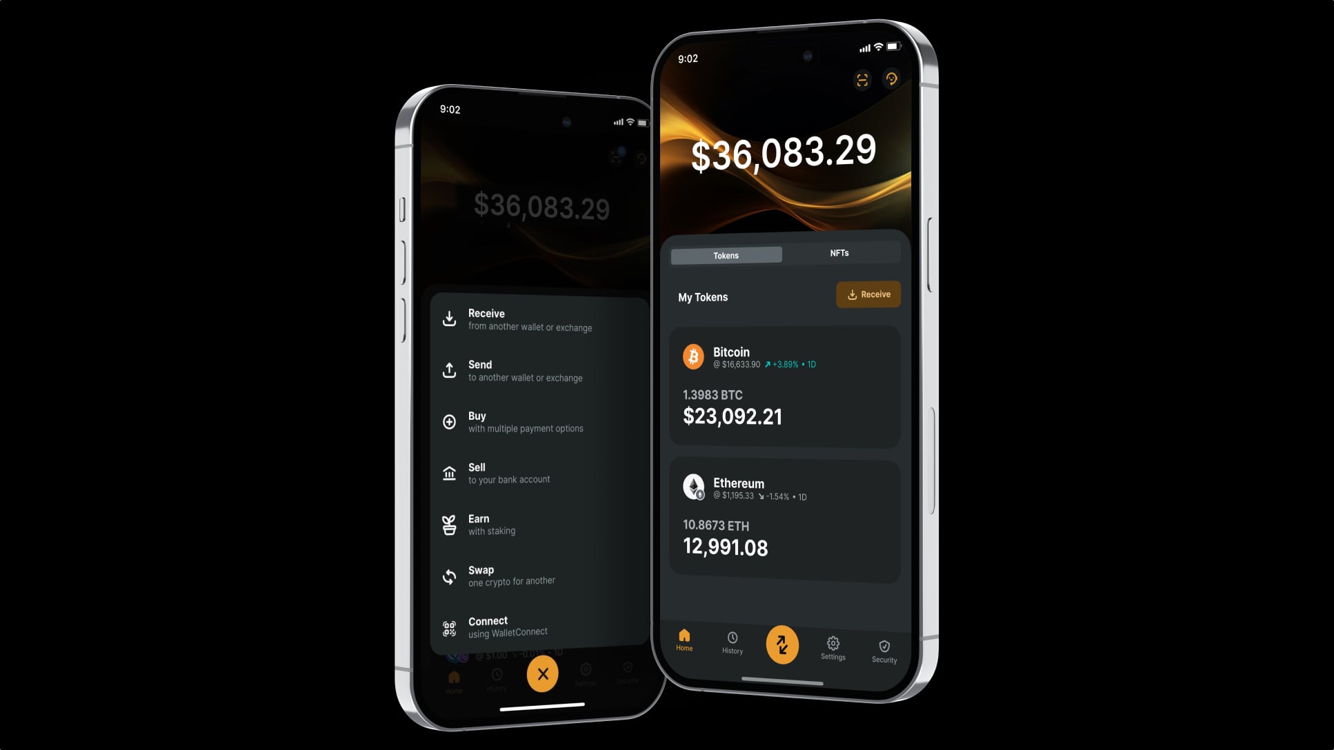 crypto wallet mobile app security settings