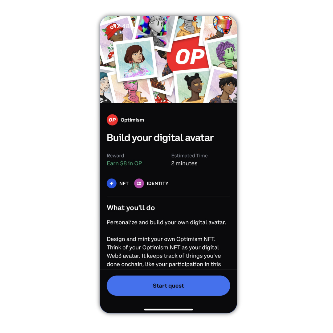 Coinbase official blog or rewards program update