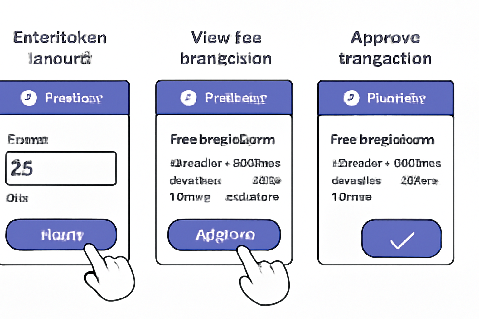 A user entering token amount, viewing fee breakdown, and approving a transaction in Phantom wallet popup overlay